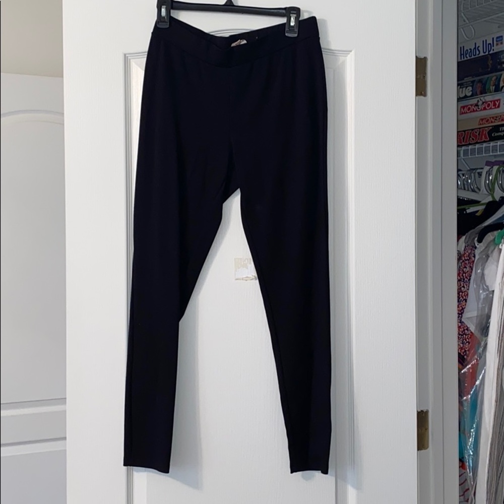 Philosophy Black elastic pants